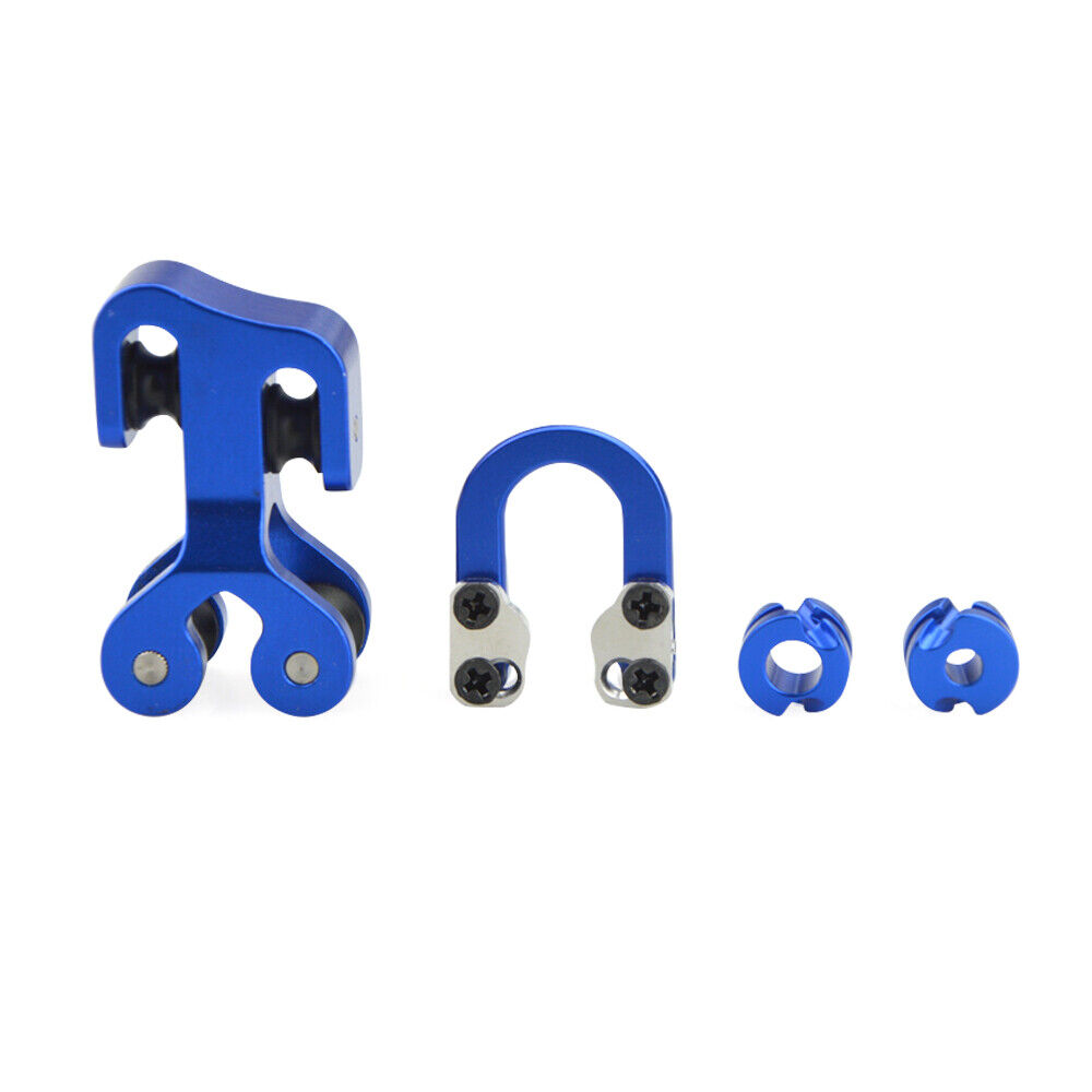 Compound Bow Peep Sight Cable Slide Roller Metal D Loop Set Archery